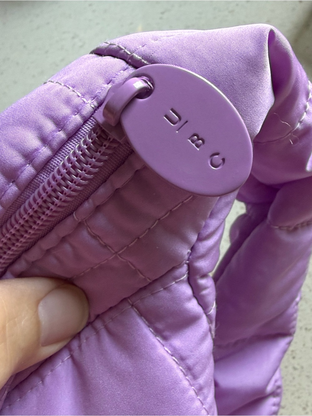 Ulta Beauty Quilted Shoulder Bag - Lavender Purple - Picture 2 of 6